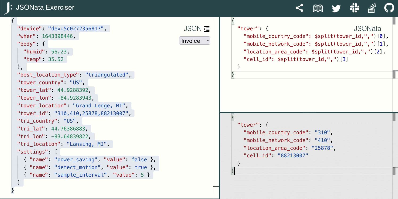 Using JSONata built-in functions