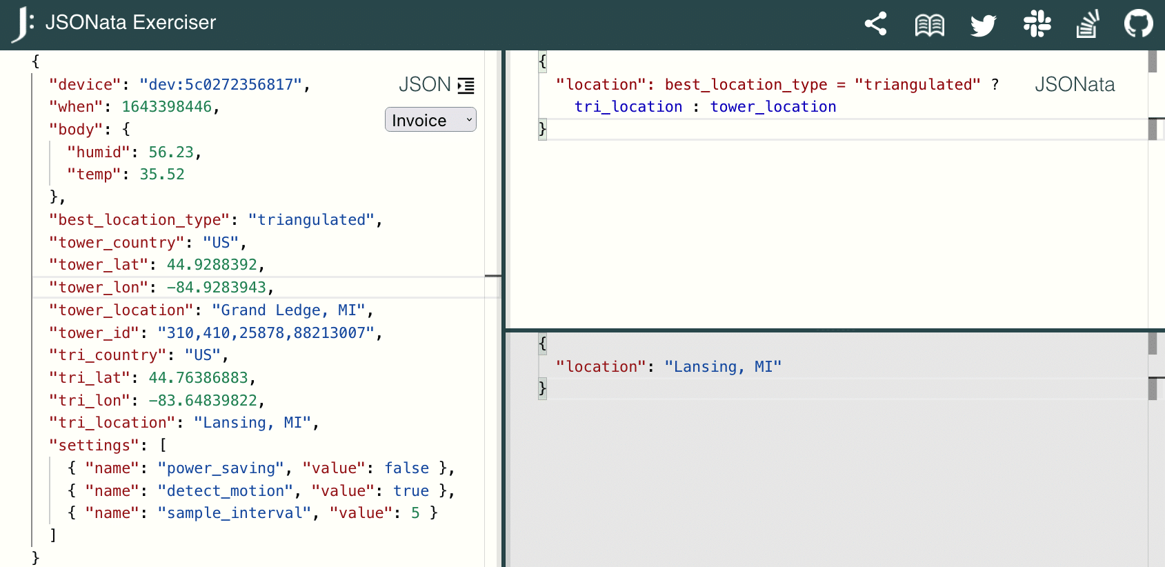 Using conditional logic in JSONata