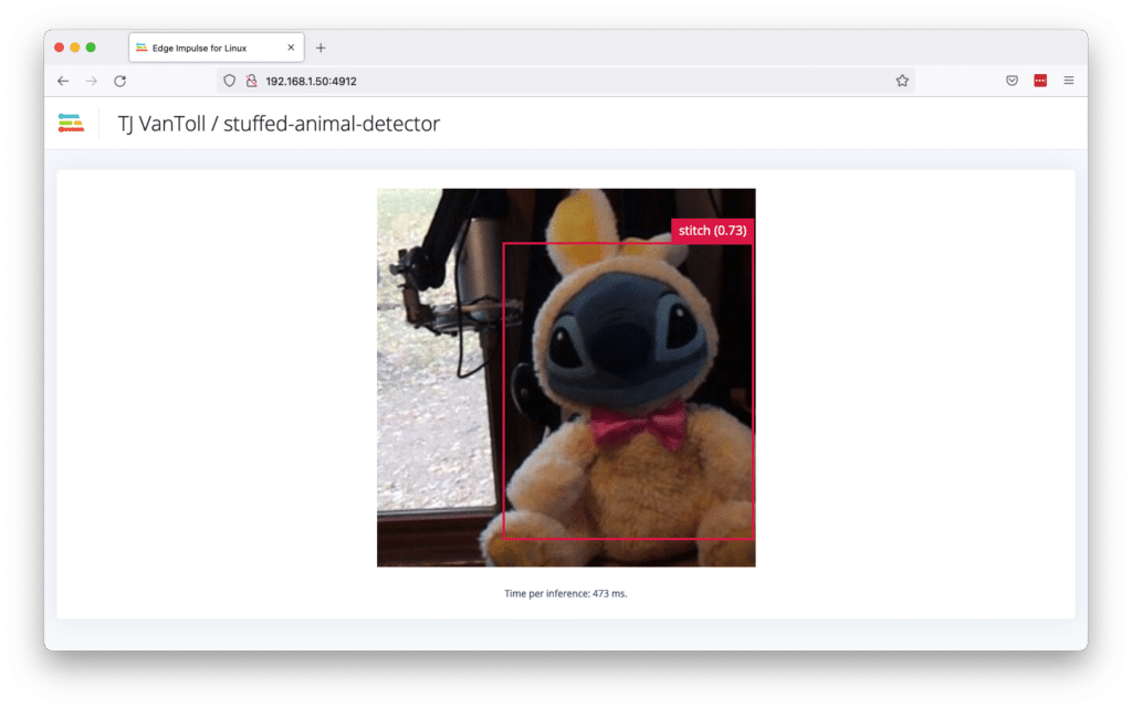 Example of use case detecting Stitch "in the wild"